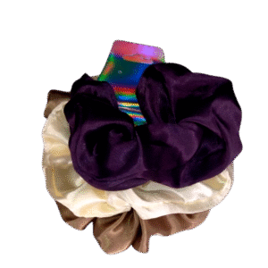 Cream, Light Brown and Dark Purple