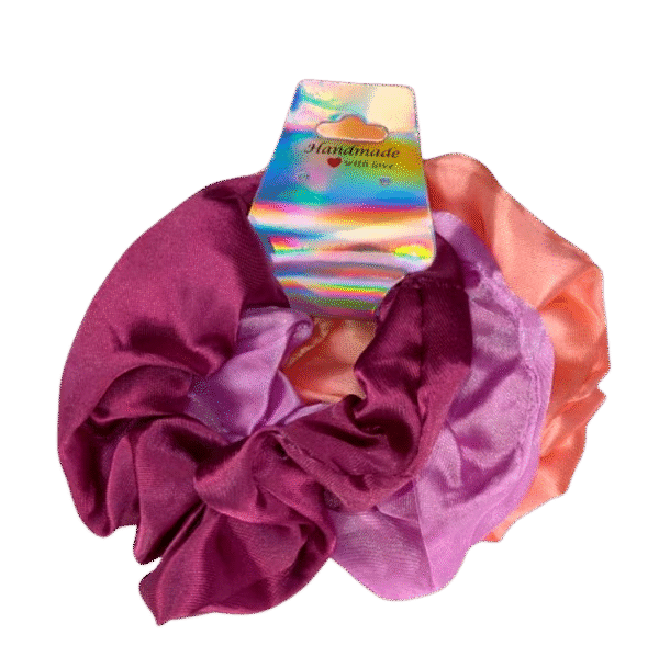 Rose Pink, Light Purple and Dark Purple