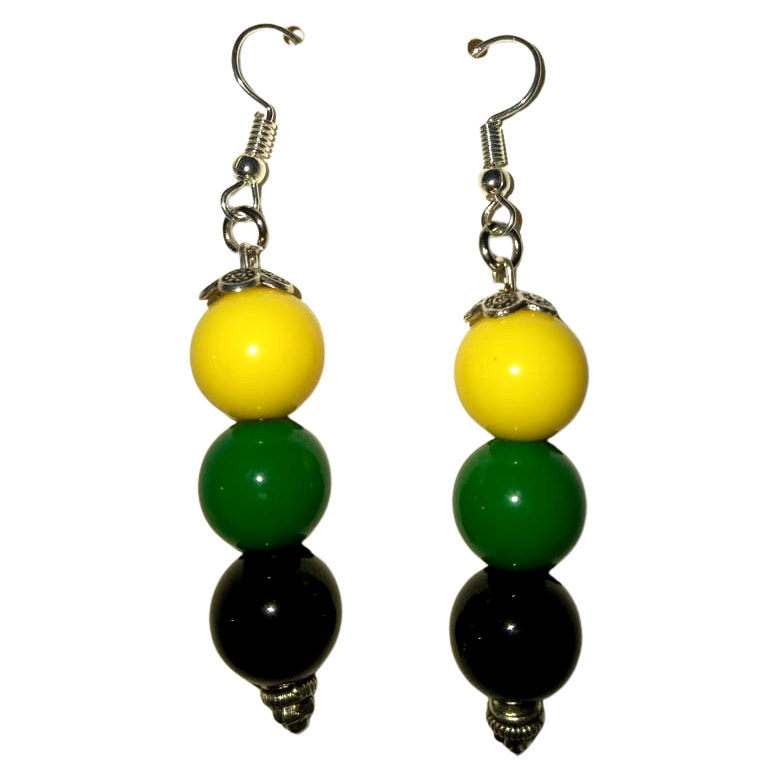Elegant Jamaican Beads Earring