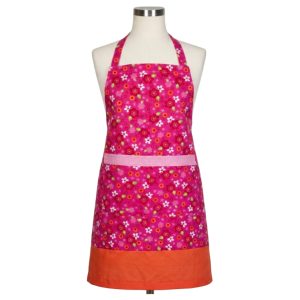 Tropical Daises Cotton Apron ~ Fits: Med/Lrg