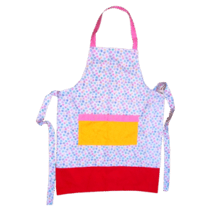Hearts of Colours Cotton Apron