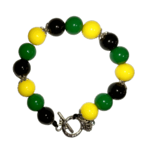 Elegant Jamaican Bead Bracelet