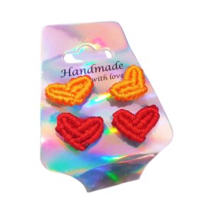 Sweetheart Studs ~ 2 Pairs