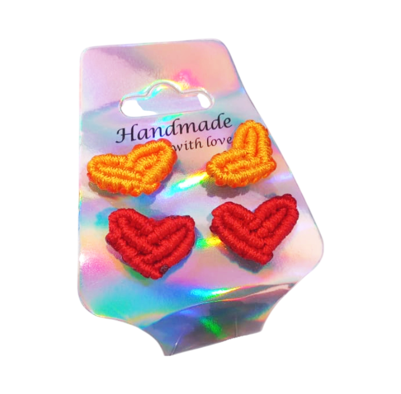 Sweetheart Studs ~ 2 Pairs