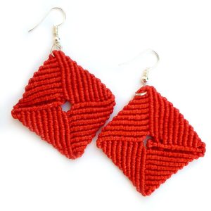 Tropical Squares - Jumbo Red